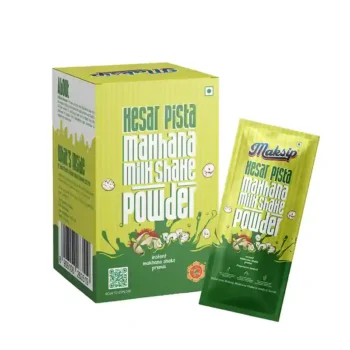 Maksip Makhana Milk Shake Premix - Kesar Pista