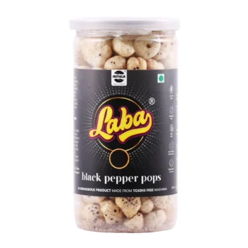 Laba - Roasted Flavoured Makhana Snacks (Pepper Pops)